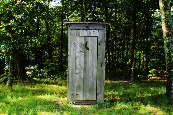 Outhouse in the forest