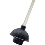 Clearing Blocked Toilet - Plunger