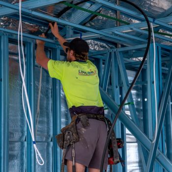 House framing with tradie